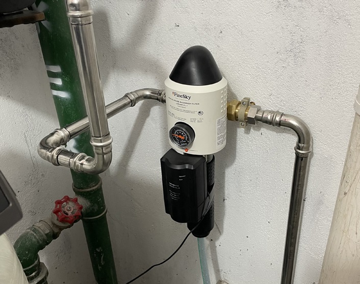 法茲前置過濾器+中央凈水機(jī)+軟水機(jī)